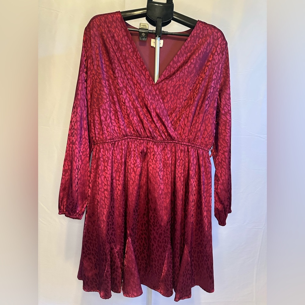 NWOT 1.4.3. Story by Line Up Red Midi Dress